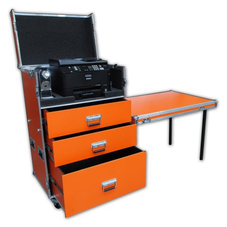 Custom Production Flight Case for Printer, Router and Nespresso Machine Storage